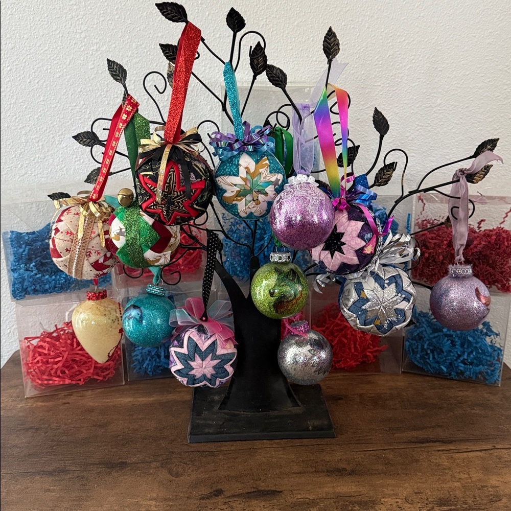 Vibrant Holiday Ornament Collection